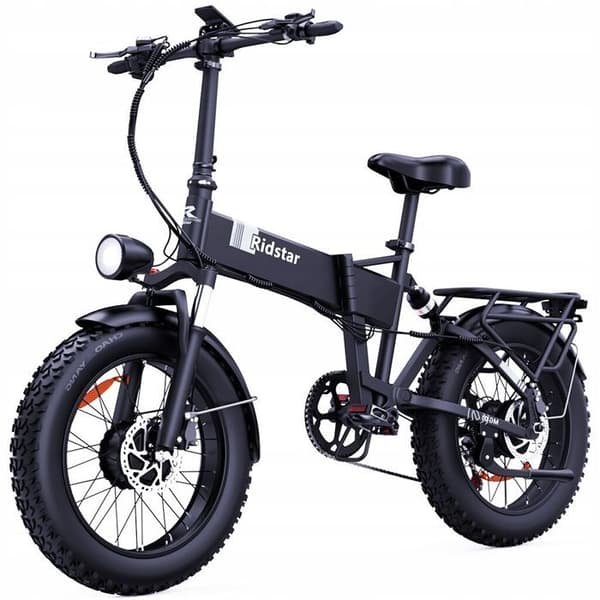 Elcykel - RIDSTAR H20 PRO - Dubbelmotor 2000W - Avtagbart batteri 23AH - Helt fjädrad - Räckvidd 100KM - MTB 20*4,0"