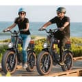 Miniatyrbild 6 av 6: VTT Elcykel Ridstar CR20 1000W 48V20AH 45-60km/h 7 växlar 20"*4 Svart gåva: telefonväska och telefonhållare