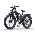 Miniatyrbild 3 av 4: Elektrisk cykel Ridstar E26 Pro - Dubbelmotorer 500W*2 Batteri 48V23Ah Däck 26" Hydrauliska skivbromsar - Svart