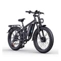 Miniatyrbild 2 av 4: Elektrisk cykel Ridstar E26 Pro - Dubbelmotorer 500W*2 Batteri 48V23Ah Däck 26" Hydrauliska skivbromsar - Svart