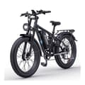 Miniatyrbild 1 av 4: Elektrisk cykel Ridstar E26 Pro - Dubbelmotorer 500W*2 Batteri 48V23Ah Däck 26" Hydrauliska skivbromsar - Svart