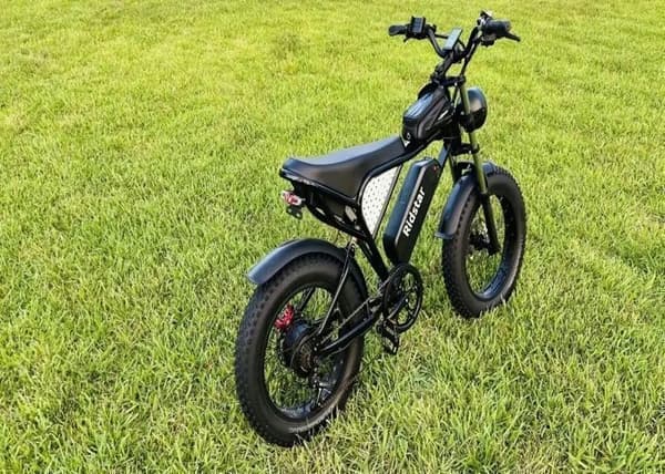VTT Elcykel Ridstar Q20MIN 1000W 48V15Ah PAS-läge 80KM 20" 7 växlar Svart E-cykel Stad Snö Universitet Student