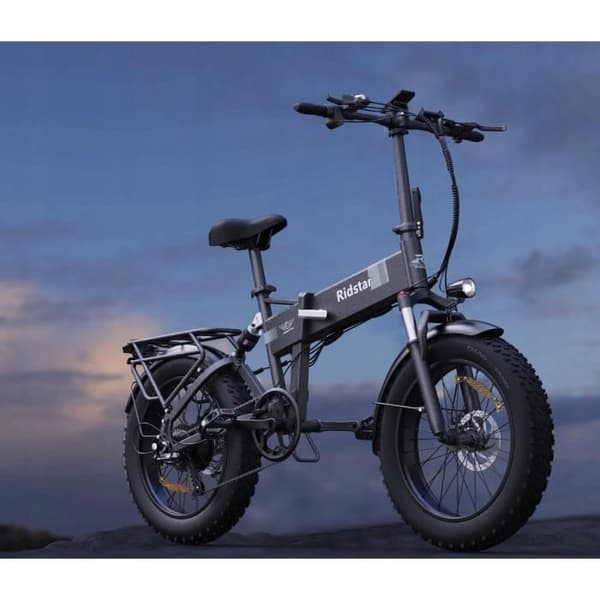 Ridstar H20 Elcykel - 48V14Ah 1000W - Maxhastighet 50 km-h - Shimano 7 växlar