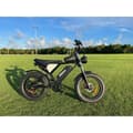 Miniatyrbild 5 av 6: VTT Elcykel Ridstar Q20 motor 1000W (toppeffekt 1500W) 48V20AH 60-80km 50km/h Shimano 7 växlar terrängdäck 20"*4.0 Svart