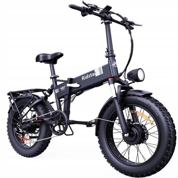 Elfoldercykel - RIDSTAR - H20 Pro - 2000W - 48V/23Ah - 20"*4.0 - Svart