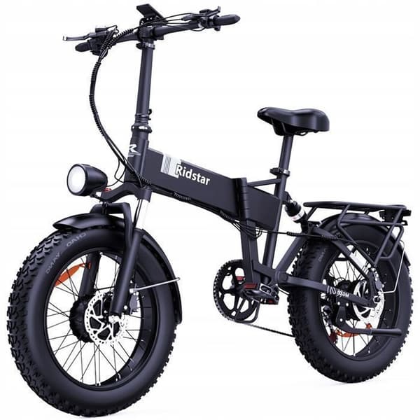Elfoldercykel - RIDSTAR - H20 Pro - 2000W - 48V/23Ah - 20"*4.0 - Svart