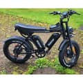 Miniatyrbild 5 av 6: VTT Elcykel Ridstar Q20 PRO-2000W (Topp 3000W)-52V40Ah-55km/h-90-120km-SHIMANO 7 Växlar-20"-Svart-Snöskoter-Sandcykel
