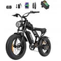 Miniatyrbild 1 av 6: VTT Elcykel Ridstar Q20MIN 1000W 48V15Ah PAS-läge 80KM 20" 7 växlar Svart E-cykel Stad Snö Universitet Student
