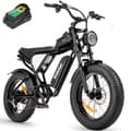 Miniatyrbild 1 av 6: Ridstar Q20 Mini Elcykel - 1000 W Motor - 48 V 15 Ah Batteri - Stora 20 x 4,0" däck - Räckvidd 80 km