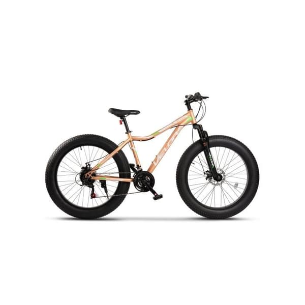 26-tums Fat Tire 4.0 MTB 21 växlar Shimano växelsystem, mekaniska skivbromsar, Fat Bike mountainbike