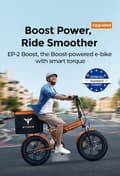Miniatyrbillede 3 af 11: ENGWE EP-2 Boost foldbar elcykel, 20''* 4'' terrængående dæk, 48V13Ah aftageligt batteri, rækkevidde op til 120 km