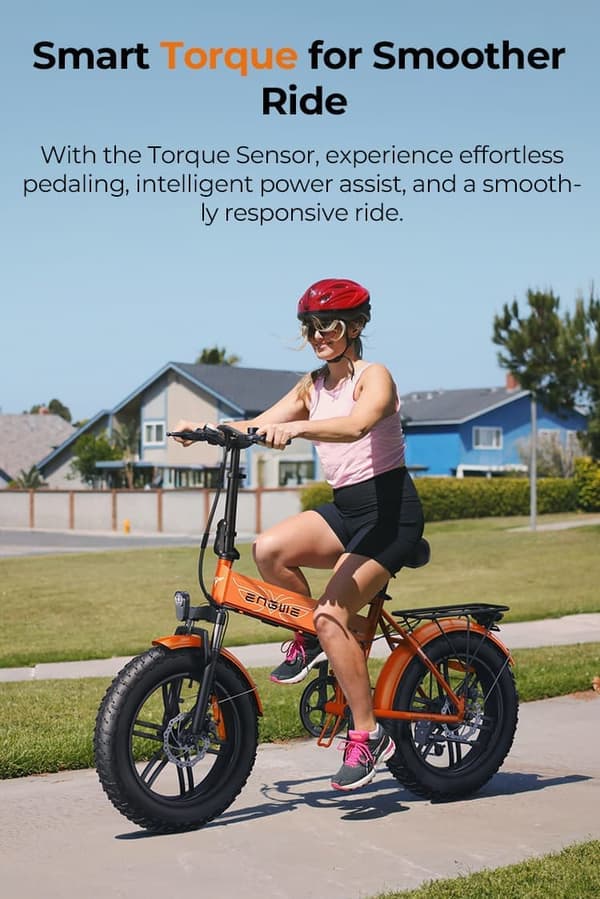 ENGWE EP-2 Boost foldbar elcykel, 20''* 4'' terrængående dæk, 48V13Ah aftageligt batteri, rækkevidde op til 120 km