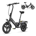 Miniatyrbillede 1 af 8: El-bycykel HillMiles Mile 1, 250W motor, 36V 10,4Ah batteri, 14 tommer foldbar, 25 km/t