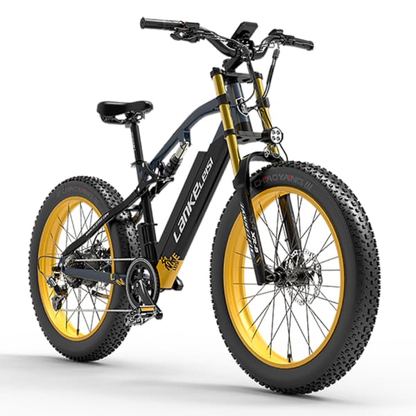 Elektrisk mountainbike Lankeleisi RV700, motor 48V 1000W, 26″ tykke dæk, Explorer elektrisk jagtcykel