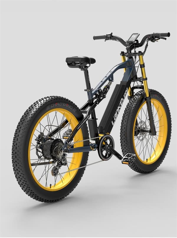 Elektrisk mountainbike Lankeleisi RV700, motor 48V 1000W, 26″ tykke dæk, Explorer elektrisk jagtcykel