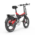 Miniatyrbild 5 av 6: Hopfällbar elcykel för stadscyklar Lankeleisi G650, 48V 500W motor, 12.8Ah litiumjonbatteri