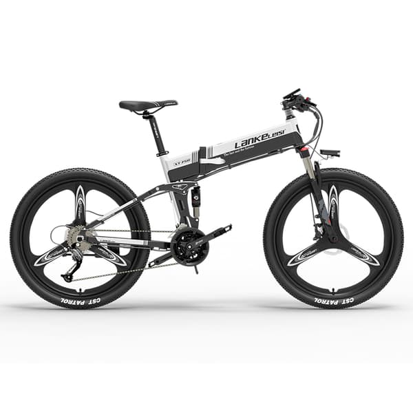 Elektrisk foldecykel LANKELEISI XT750 Sports, Motor 500W 48V, Shimano 9 Gear