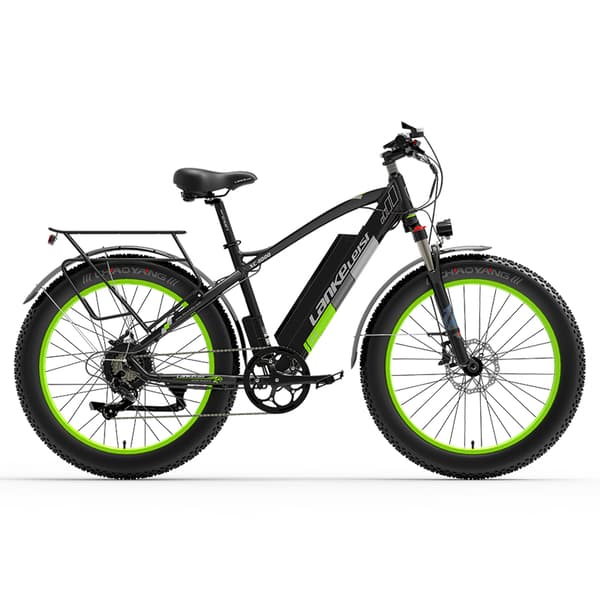 Elektrisk mountainbike med fatdæk LANKELEISI XC4000, motor 48V 1000W, 17,5Ah batteri,
