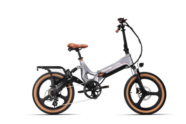 MIHOGO RX 750W elcykel, 40 mils räckvidd, 23 mph, 20 tums hopfällbar elcykel med hydrauliska bromsar och ram i magnesiumlegering