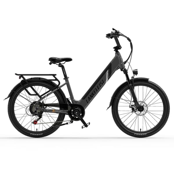 Elcykel LANKELEISI ES500PRO, 500W motor 48V 14.5Ah batteri 24'' däck 32km/h maxhastighet