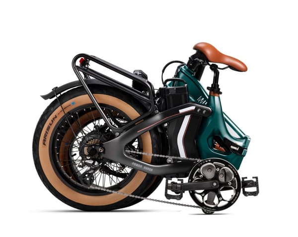 MIHOGO ONE e-cykel: 267 km rækkevidde, 40 km/t, dobbelt batteri, magnesiumramme, 750 W motor, Shimano 7-trins, hydrauliske bremser