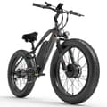 Miniatyrbild 2 av 5: Elcykel LANKELEISI MG740 PLUS, Dubbelmotor 2000W, 48V 17.5Ah, 26″, Terräng