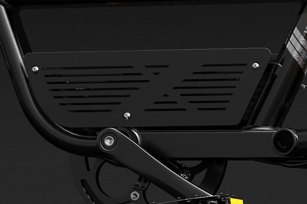 Elcykel LANKELEISI X-Black Knight, Moto Style, 2000W dubbelmotor, 48V 45Ah Samsung dubbelbatteri