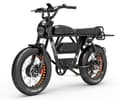 Miniatyrbild 1 av 11: Elcykel LANKELEISI X-Black Knight, Moto Style, 2000W dubbelmotor, 48V 45Ah Samsung dubbelbatteri
