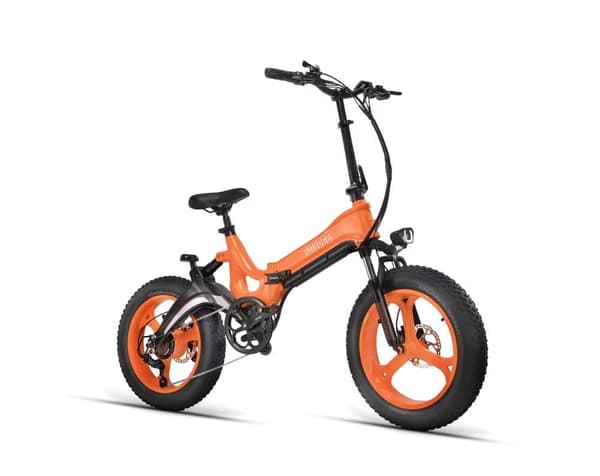MIHOGO NX 750W elcykel med fede dæk: 120 km rækkevidde, 40 km/t, app-kontrol, hydraulisk affjedring, foldbar magnesiumramme