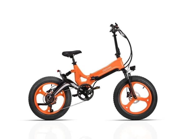 MIHOGO NX 750W elcykel med fede dæk: 120 km rækkevidde, 40 km/t, app-kontrol, hydraulisk affjedring, foldbar magnesiumramme