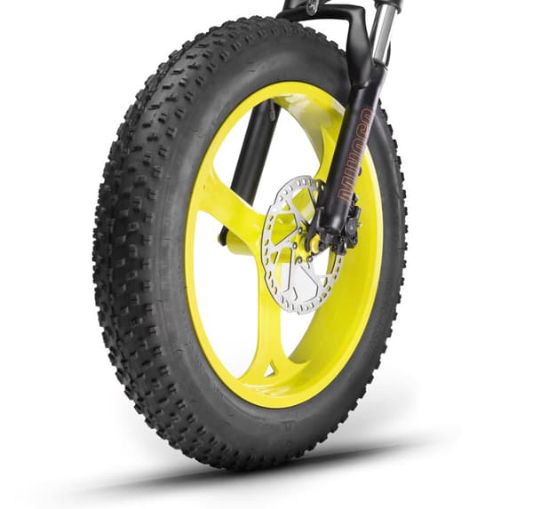 MIHOGO NX 750W elcykel med fede dæk: 120 km rækkevidde, 40 km/t, app-kontrol, hydraulisk affjedring, foldbar magnesiumramme