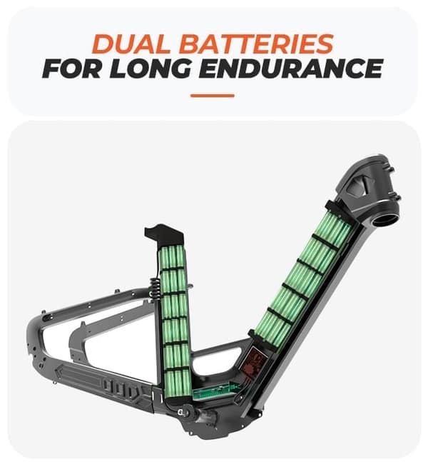 MIHOGO Air Carbon Fiber Commuter sähköpyörä Dual Long Range -akkujen keskusohjaustekniikka sähköpyörä