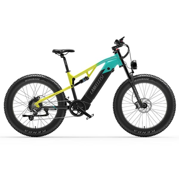 El-mountainbike LANKELEISI RV800 Plus, Bafang-motor 750W, 48V 20Ah Samsung-batteri