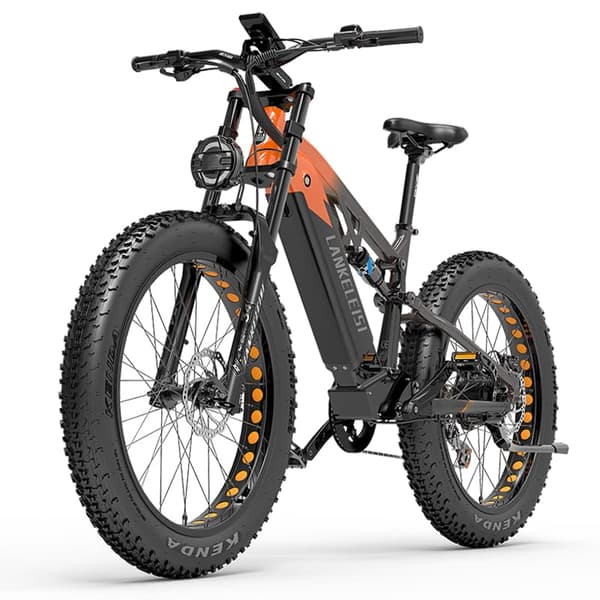 El-mountainbike LANKELEISI RV800 Plus, Bafang-motor 750W, 48V 20Ah Samsung-batteri