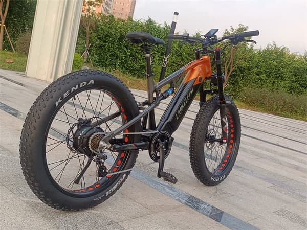 El-mountainbike LANKELEISI RV800 Plus, Bafang-motor 750W, 48V 20Ah Samsung-batteri