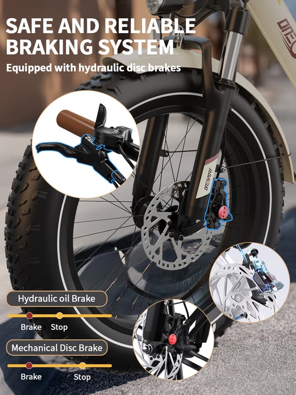 Onesport OT16 MAX 500W elcykel 120 km rækkevidde ved 50 km/t hastighed | 7-trins Shimano | Urban pendling elektrisk cykel