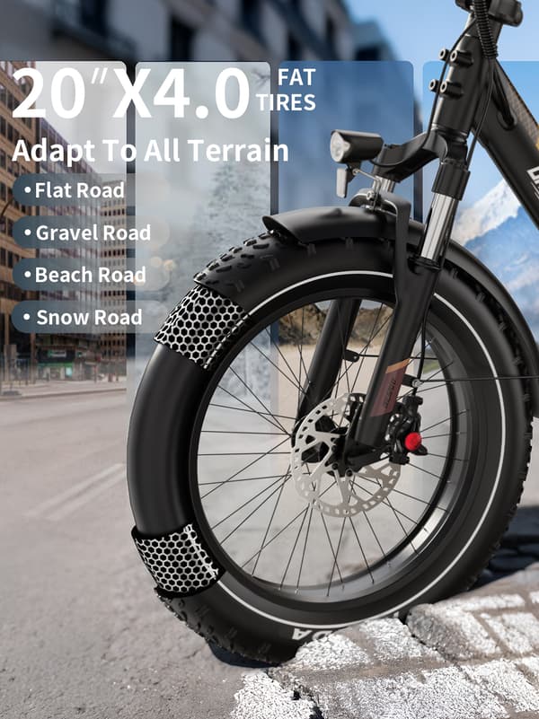Onesport OT16 MAX 500W sähköpyörä 120 km:n toimintasäde 50 km/h nopeudella | 7-vaihteinen Shimano | Kaupunkien työmatkapyörä