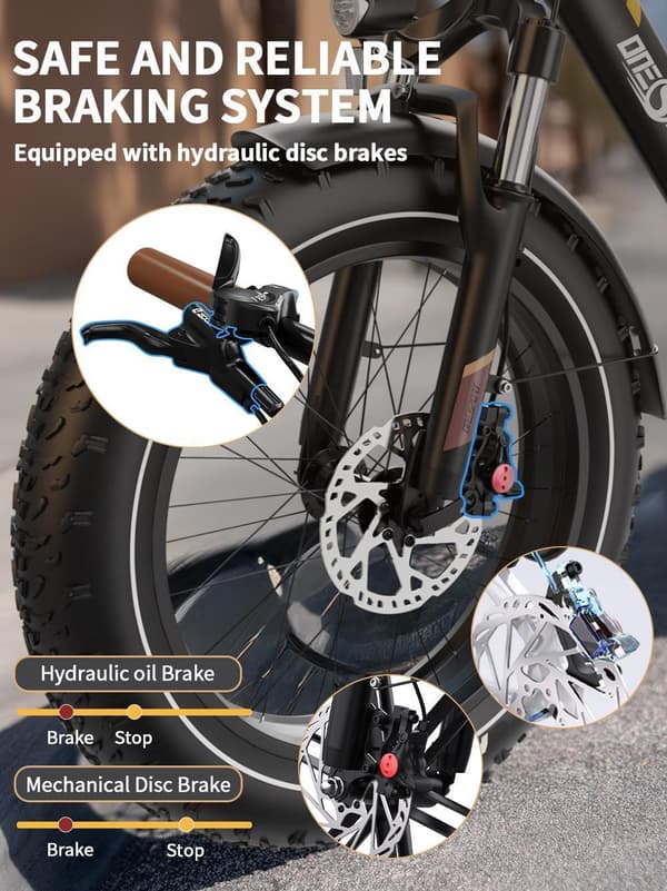 Onesport OT16 MAX 500W sähköpyörä 120 km:n toimintasäde 50 km/h nopeudella | 7-vaihteinen Shimano | Kaupunkien työmatkapyörä