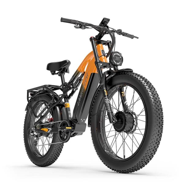 Terrängcykel LANKELEISI MG800Max, 2000W dubbelmotor, 26″ feta däck, 20Ah batteri