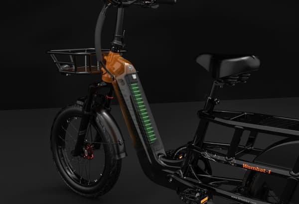 Sähköinen tavarapyörä LANKELEISI Wombat-1, 48V 1000W 20Ah, pitkä kantama matkakäyttöön