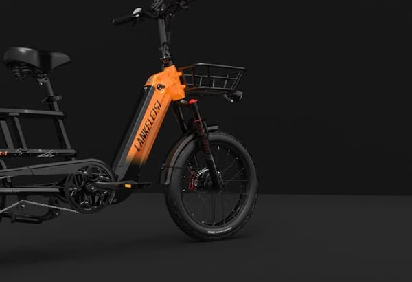 Sähköinen tavarapyörä LANKELEISI Wombat-1, 48V 1000W 20Ah, pitkä kantama matkakäyttöön
