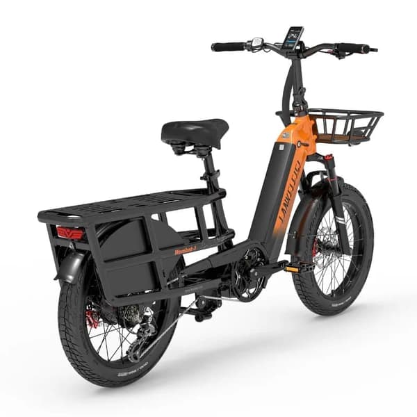 Sähköinen tavarapyörä LANKELEISI Wombat-1, 48V 1000W 20Ah, pitkä kantama matkakäyttöön