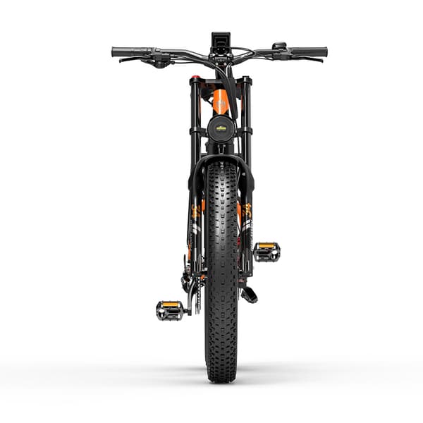 Elmountainbike Dukawey Silvertip8, 1000W 52V 20Ah batteri, 26” fatbike, SUV elcykel