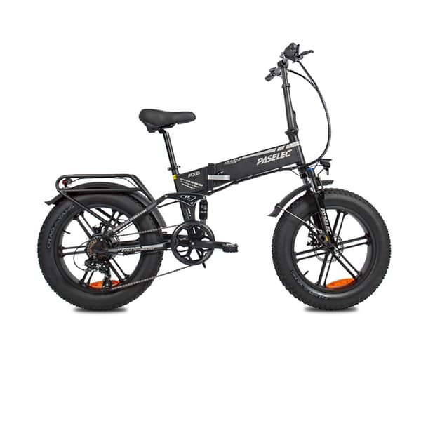 Elektrisk foldecykel PASELEC PX6, Motor 48V 750W, Fuld Affjedring