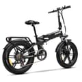 Miniatyrbillede 5 af 11: Elektrisk foldecykel PASELEC PX6, Motor 48V 750W, Fuld Affjedring