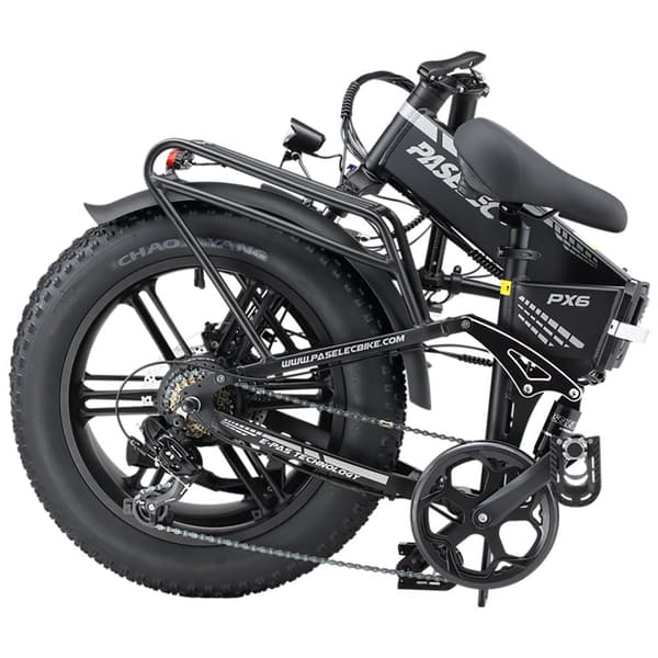 Elektrisk foldecykel PASELEC PX6, Motor 48V 750W, Fuld Affjedring