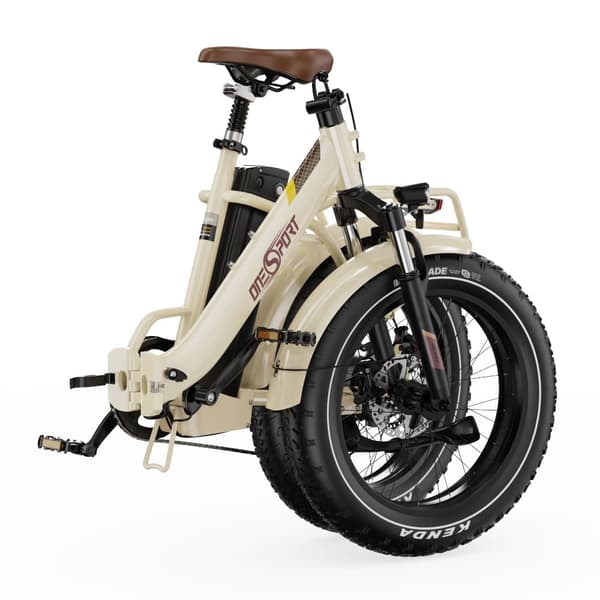 Hopfällbar elcykel Onesport OT16 Max, 20", 500W motor 48V 18Ah batteri, stöd för app