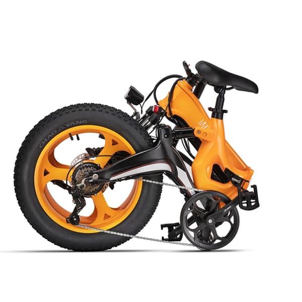 MIHOGO NX Softtail Elcykel, 750W motor, Shimano 7-gear, 12,8AH batteri, app-styring, foldbar stel i magnesiumlegering