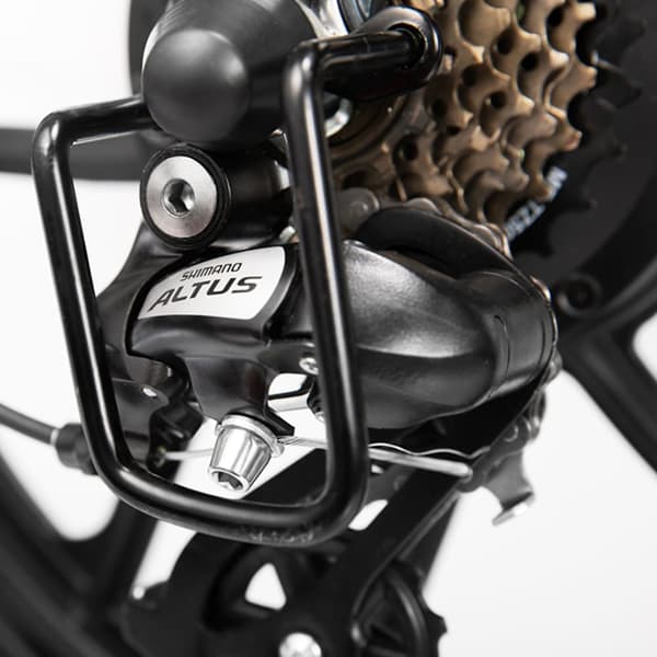 MIHOGO NX Softtail Elcykel, 750W motor, Shimano 7-gear, 12,8AH batteri, app-styring, foldbar stel i magnesiumlegering