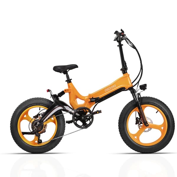 MIHOGO NX Softtail Elcykel, 750W motor, Shimano 7-gear, 12,8AH batteri, app-styring, foldbar stel i magnesiumlegering